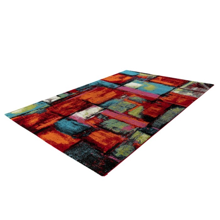 Tapis enfant et ado 150x80cm, design F504E coloris multicolore - Confort et élégance pour votre intérieur