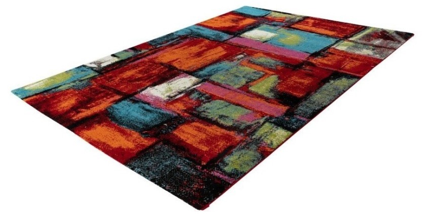 Tapis enfant et ado 150x80cm, design F504E coloris multicolore - Confort et élégance pour votre intérieur