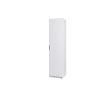 Armoire une porte collection FLEX, coloris blanc brillant