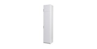 Armoire une porte collection FLEX, coloris blanc brillant