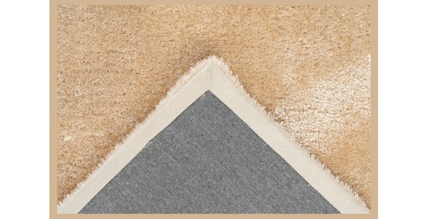 Tapis 150x80cm, design G008R coloris beige - Confort et élégance pour votre intérieur