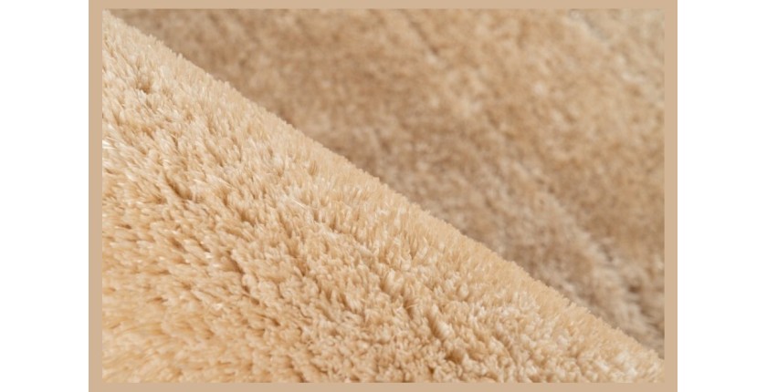 Tapis 230x160cm, design G008R coloris beige - Confort et élégance pour votre intérieur