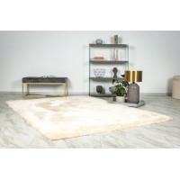 Tapis 150x80cm, design G008R coloris ivoire - Confort et élégance pour votre intérieur