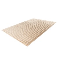 Tapis 230x160cm, design H008Y coloris beige - Confort et élégance pour votre intérieur