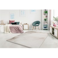 Tapis 170x120cm, design H008N coloris beige - Confort et élégance pour votre intérieur