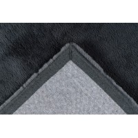 Tapis 150x80cm, design H008N coloris graphite - Confort et élégance pour votre intérieur