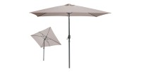 Parasol inclinable taupe 200x300cm