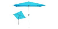 Parasol inclinable turquoise 200x300cm