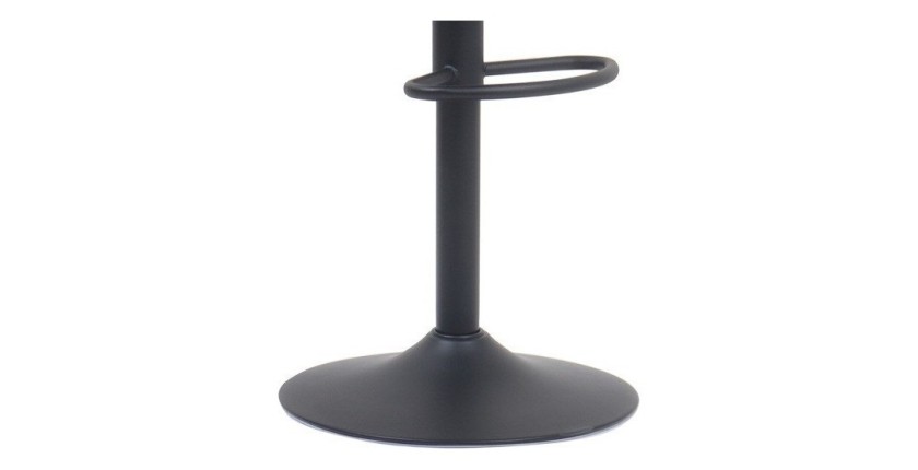 Tabouret de bar style vintage coloris gris. Collection ZENA