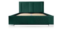 Lit coffre 160x200 coloris vert - Collection RITCHY