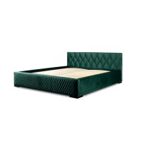 Lit coffre 140x200 coloris vert - Collection BROOKLYN