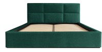 Lit coffre 180x200 coloris vert - Collection MANHATTAN