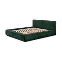 Lit coffre 140x200 coloris vert - Collection BRAVE