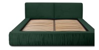 Lit coffre 160x200 coloris vert - Collection MINAO