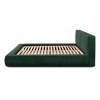 Lit coffre 180x200 coloris vert - Collection MINAO