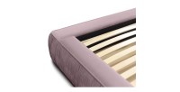 Lit coffre 140x200 coloris rose - Collection MINAO