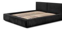 Lit coffre 180x200 coloris noir - Collection MINAO