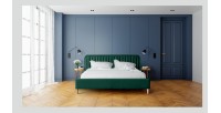 Lit 140x200 coloris vert - Collection ORIZON