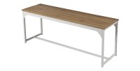 Banc de jardin blanc 120x46x35