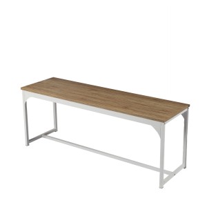 Banc de jardin blanc 120x46x35