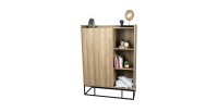 Armoire de rangement 100x40x140cm idéal pour les petits espaces