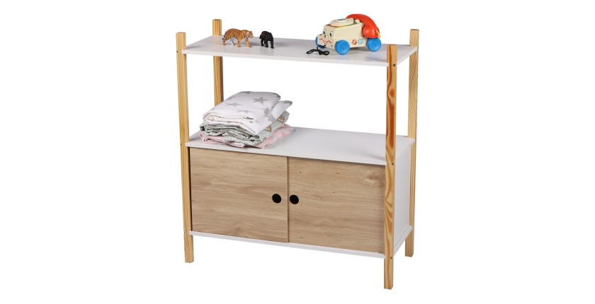 Petite armoire de rangement pour enfant 70x30x77cm