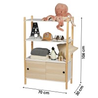 Petite armoire de rangement pour enfant 70x30x106cm
