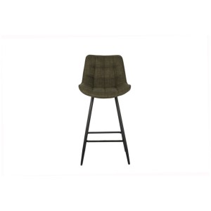 Tabouret de bar style vintage coloris vert. Collection PALMADE