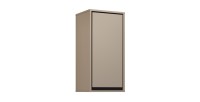 Meuble suspendu de salle de bain collection GOBI coloris marron.