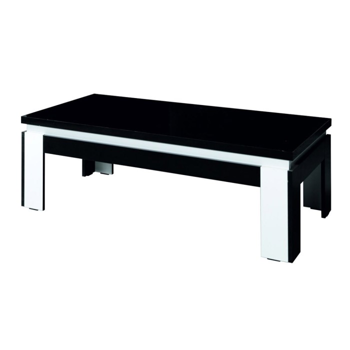 Table basse LINA noir et...