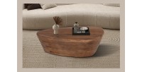 Table basse en bois massif collection BALI - Style ethnique et design