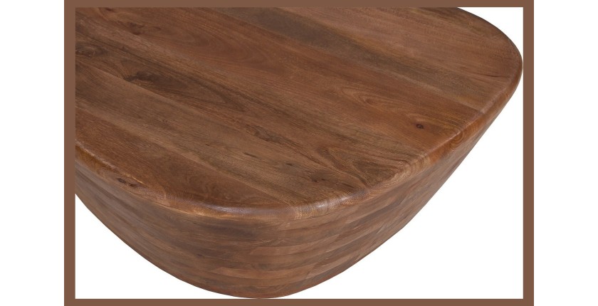 Table basse en bois massif collection BALI - Style ethnique et design