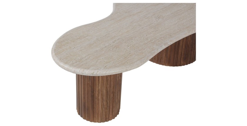 Table basse en bois massif collection DELHI - Style ethnique et design