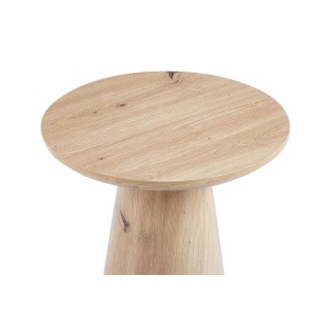 Table d'appoint ronde collection TIGNES – Effet pin – D45 x H55 cm