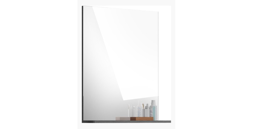 Espejo para baño SCOTT – Gris oscuro – 60x79x18 cm 